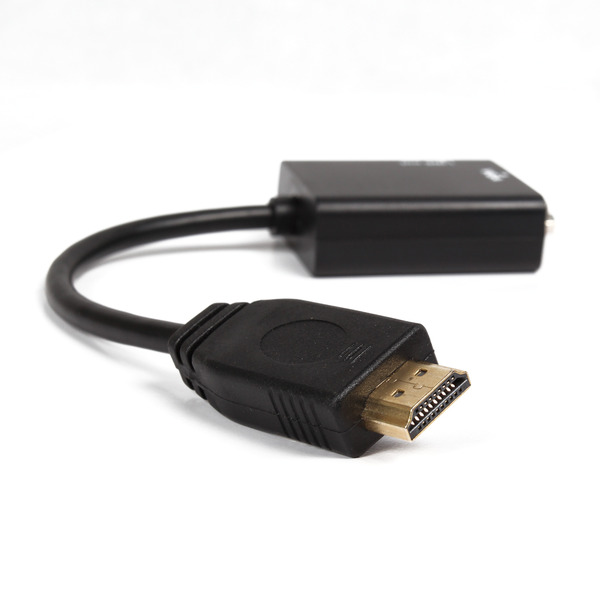 HDMI Male to VGA Female Video Adapter Cable Converter 1080P With Audio