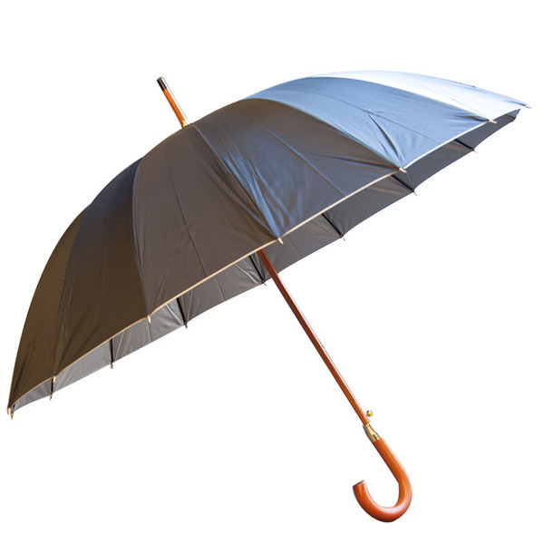 Bulk Lot x 12 Classic Black Wedding Wooden Handle Shaft Umbrella eBay