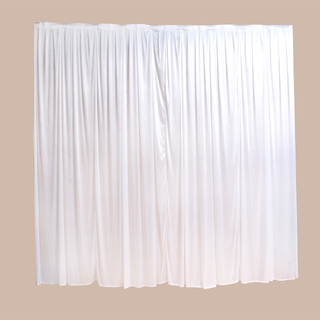 White Backdrop Curtain 4m x 4m