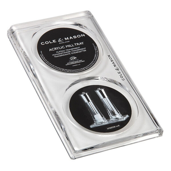 Cole & Mason Acrylic Salt and Pepper Mill Tray
