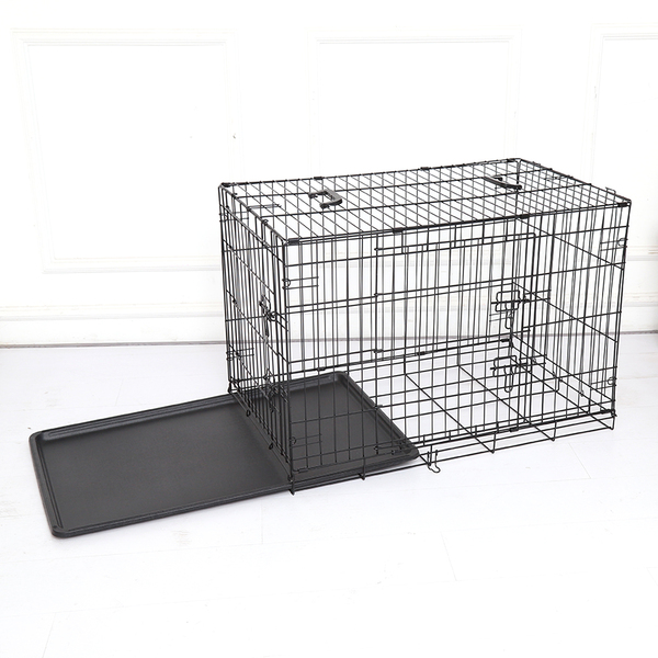 30'' Double Door Dog Pet Crate