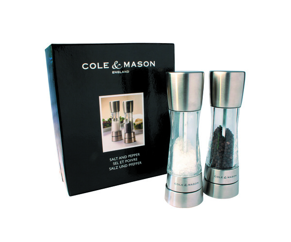 New Cole & Mason Derwent Salt And Pepper Mills Gift Set