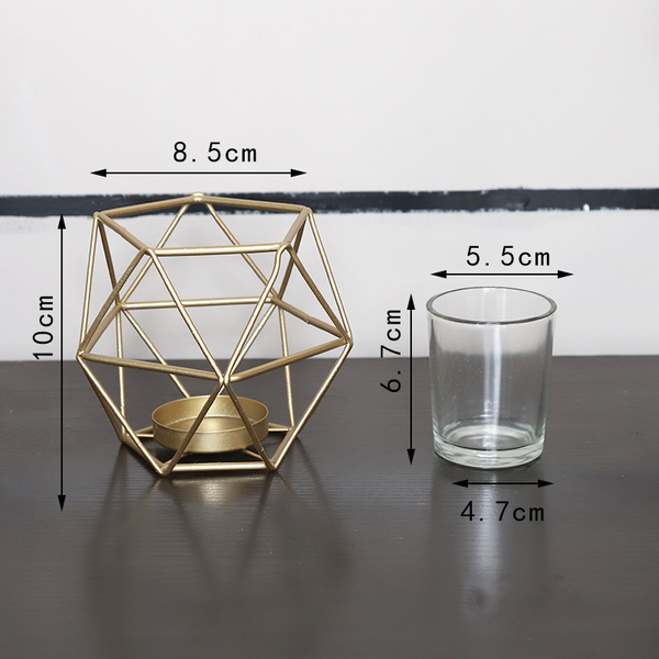 Gold tea light candle holders deals