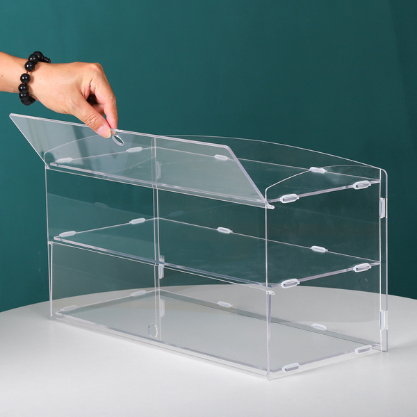 Amazon.com: Funsmore Acrylic Display Case, Acrylic Bakery Pastry Case  Countertop Display Case Retail Display Counter Clear Shelf Dessert Cupcake  Display Stand : Industrial & Scientific