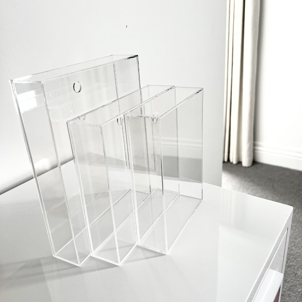 Clear Acrylic Shadow Keepsake Box Photo Frame 8" x 10"