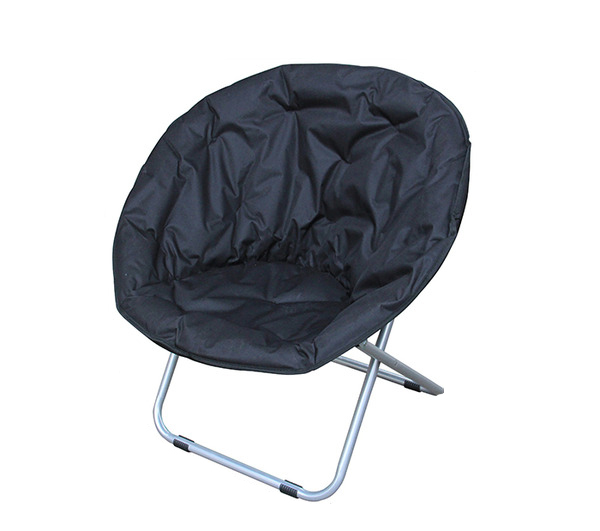 BN Camping Outdoor Moon Chair Oval Roundabout Papasan Chair Black eBay