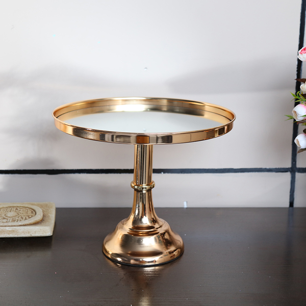 Gold Metal And Mirror  Plate Cupcake  Cake  Stand  Wedding  Party