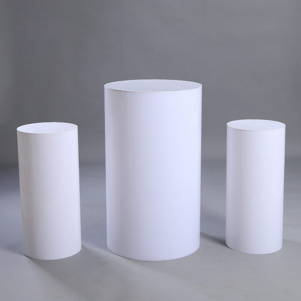 3PCS Round Cylinder Pedestal Display Art Decor Plinths Pillars