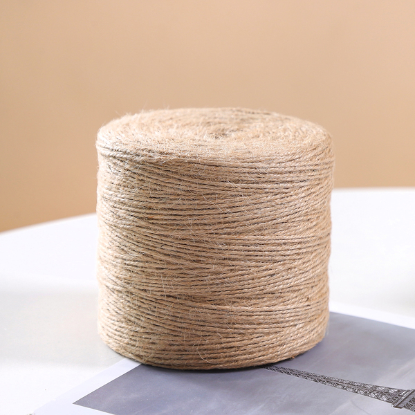 Natural Jute Twine Leaf Ribbon, Jute Rope Cord Tag String Roll