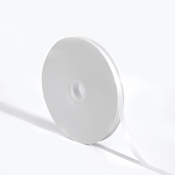 3/8″ White Satin Ribbon 10mm x 100Yard