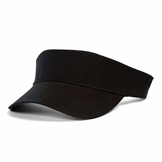 BULK LOT 12 PLAIN BLACK VISOR GOLF TENNIS CAPS HAT CAP NEW