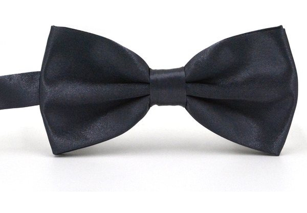 Mens Black Bow Tie Tuxedo Adjustable Bowtie Wedding Formal Party Neckwear