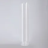 6 x Clear Glass Vases Cylinder 60CM x 10CM Wedding Event Bulk Lot Table Deco