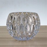 12 x Crystal Glass Tealight Votive Candle Holders Balls Wedding 
