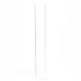 6 x Clear Glass Candle Sleeves 6.5cmDx50cmH