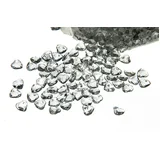 1000 pcs Clear 10mm Heart Shape Table Confetti Gem Scatter Wedding Decoration