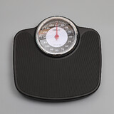 Black Mechanical Bathroom Scale - 160kg