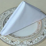 Bulk Lot 100 x White Square Napkin Diner Restaurant Hanky Wedding Event Party Table Deco