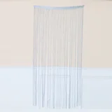 200x100cm Silver Glitter String Door Curtain 