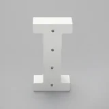 'I'  White Alphabet Wooden Letter LED Sign Light