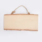 12 x Wooden Log Slice Rectangle 25CM DIY Embellishments