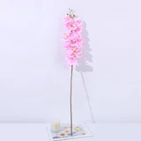 4 x Real Touch Orchid 9 flowers Dotted Pink 88cm