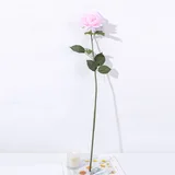 Real Touch Rose Full Bloom Lilac Pink 75cm