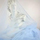 Baby Blue Romantic Soft Tulle Fabric Drape 10m