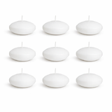 12 x Candle Do Large Pure White Floating Candles 7-9hrs