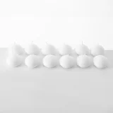 96 x Candle Do Pure White Floating Candles 4H Wholesale Bulk
