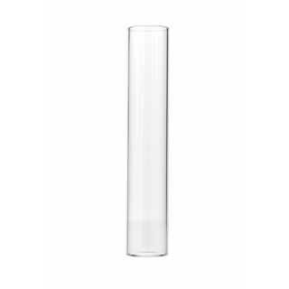 40 x Clear Glass Candle Sleeves 5cmDx25cmH