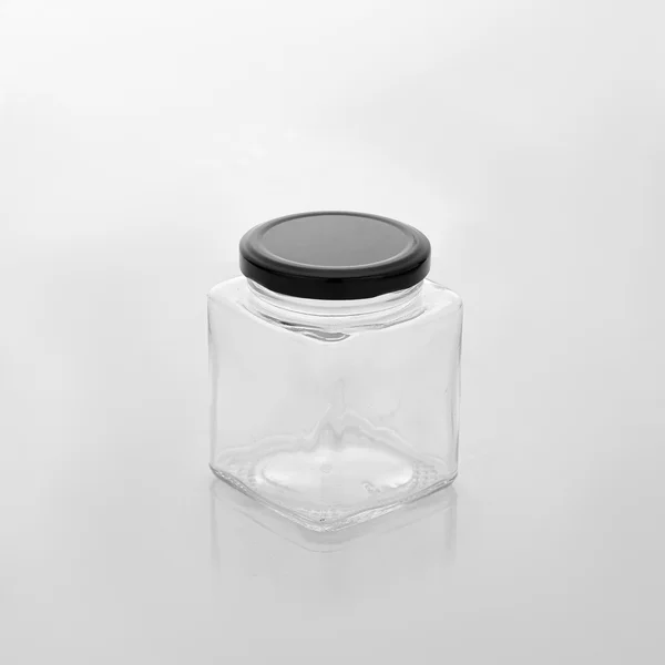 35 x 280ml Black Lid Square Wedding Favours Preserving Jar