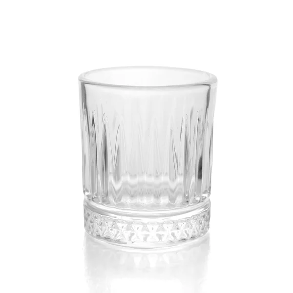 6 x Mini Pressed Glass Cup Fluted
