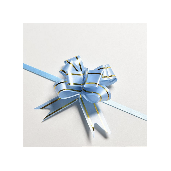 20 x Blue Pull Flower Ribbon