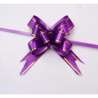 20 x Purple Pull Flower Ribbon