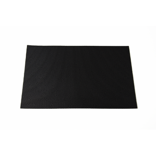 12 x Table Placemat PVC Black - 30cm x 45cm