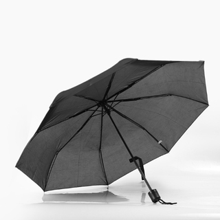 12 x Black Three Folding Umbrella