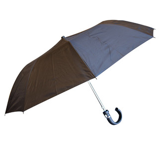 12 x Classic Folding Umbrella Black, Plastic Handle