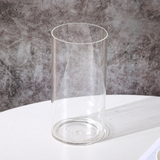 12 x Clear Glass Vases Cylinder 20CM x 10CM Wedding Event Table Deco Bulk Lot