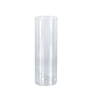 12 x Clear Glass Vases Cylinder 30CM x 10CM Wedding Event Table Deco Bulk Lot