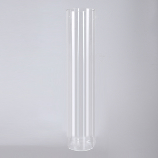 12 x Clear Glass Vases Cylinder 60CM x 10CM Wedding Event Bulk Lot Table Deco