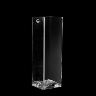 Clear Square Glass Vases 40CM x 10CM Wedding Event Table Deco 