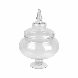 2 x Large Glass Apothecary Jar - 4500ml