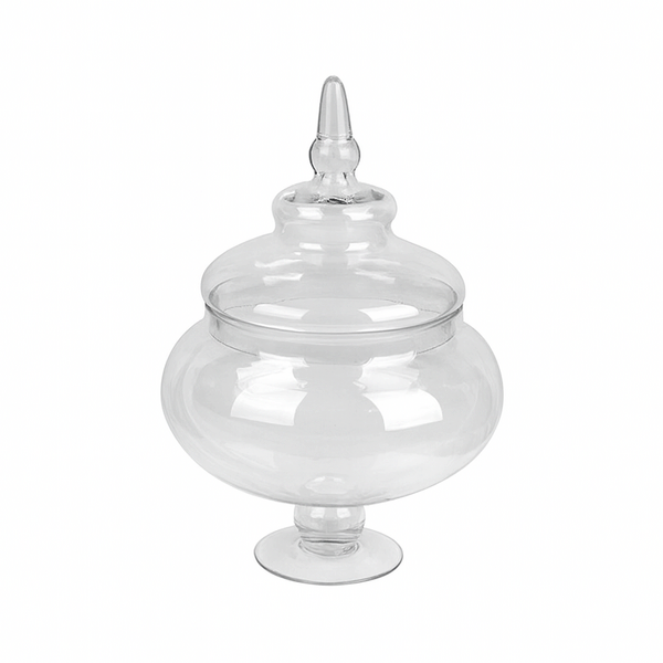 2 x Large Glass Apothecary Jar - 4500ml