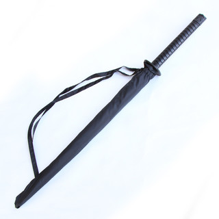 2 x Black SAMURAI Knife Shape Umbrella  