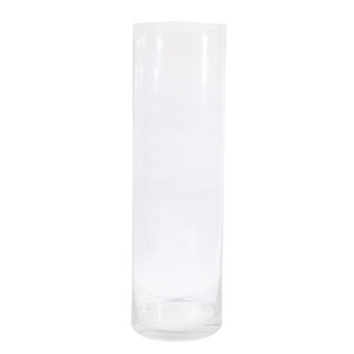 6 x Clear Glass Vases Cylinder 50CM x 15CM Wedding Event Table Deco Bulk Lot
