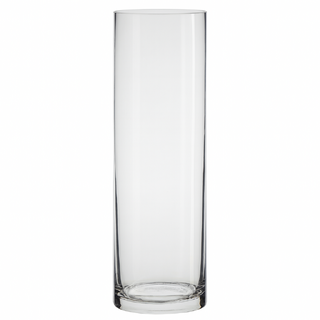 6 x Clear Glass Vases Cylinder 50CM x 15CM Wedding Event Table Deco Bulk Lot