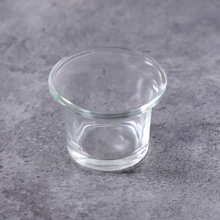 80 x Clear Flared Glass Votive Tea Light Candle HOLDER ONLY