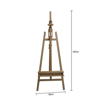 Heavy Duty Foldable 235cm Wooden Tripod Easel Artist Art Painting Stand New Pro 