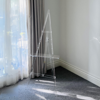 Large Clear Acrylic Foldable 150cm Tripod Easel Artist Art Painting Stand